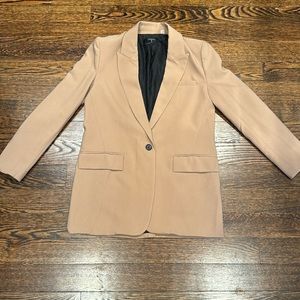 Tahari singled breasted camel color blazer